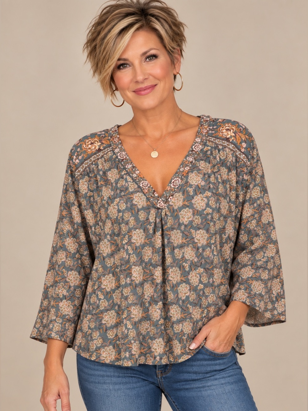 Lucky Brand blouse size 1X